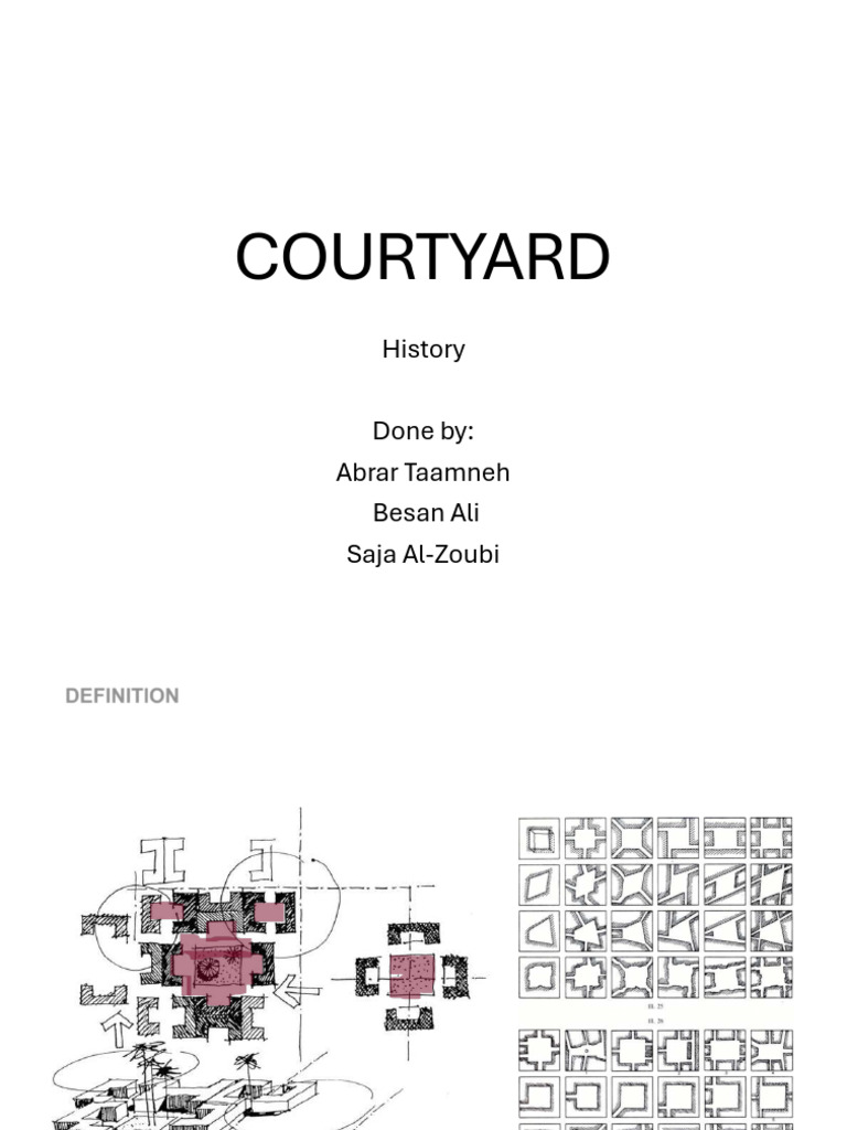 The Evolution and Impact of Courtyards | PDF | Courtyard | Ventilation ...