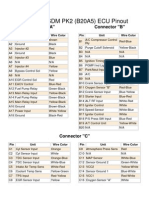 Prelude Usdm Pk2 (B20a5) Ecu Pinout