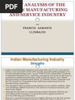Download Swot Analysis of the Manufacturing and Service Industry by pramita1607 SN93763401 doc pdf