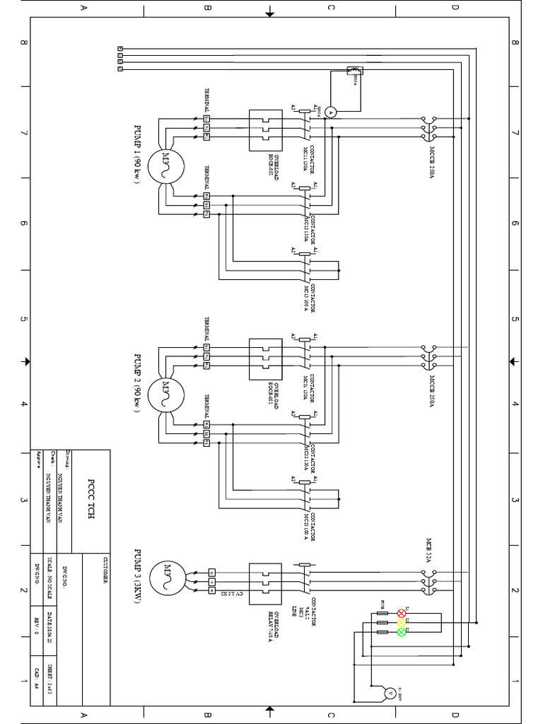Electrical Pump Control Diagram | PDF