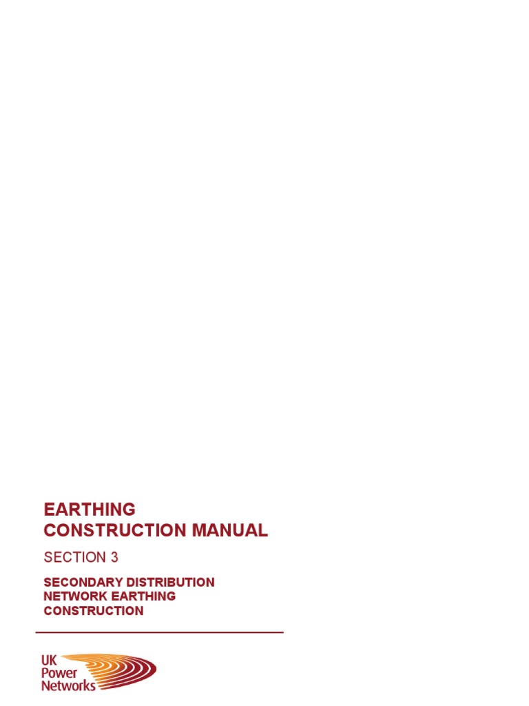 Earthing Construction Manual | PDF | Computers | Technology & Engineering