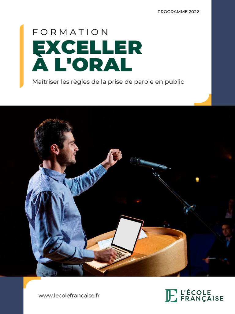 Formation en Prise de Parole Efficace | PDF | Technologies de l ...