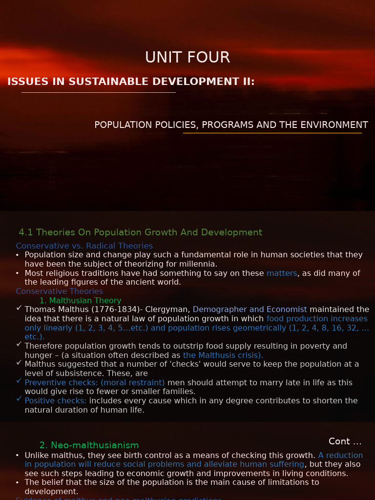 Ch4-Issues in Sustainable Development II | PDF | Gross Domestic Product ...