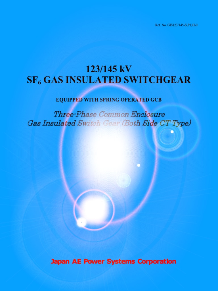 123/145 kV Gas Insulated Switchgear | PDF | Computers