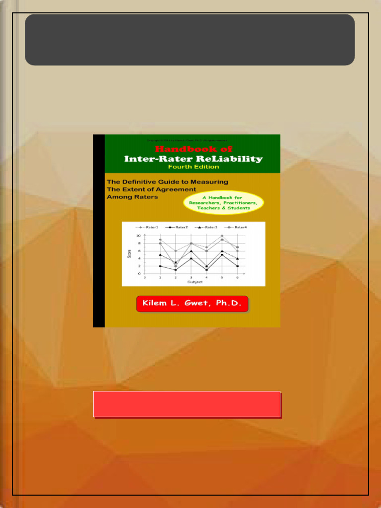 Handbook of Inter Rater Reliability 4th Edition Kilem L. Gwet download ...