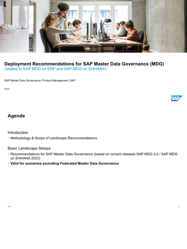 SAP MDG Deployment Options Overview | PDF | Computer Science | Software