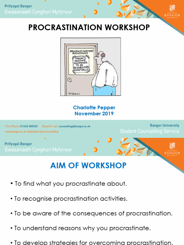Procrastination Workshop May 2020 With Notes For Reading | PDF ...