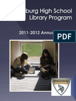 SHS Library Annual Report 2011-2012