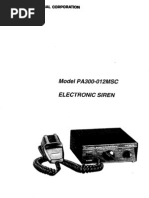 Download Federal Signel PA300-012MSC Siren by CAP History Library SN9376787 doc pdf