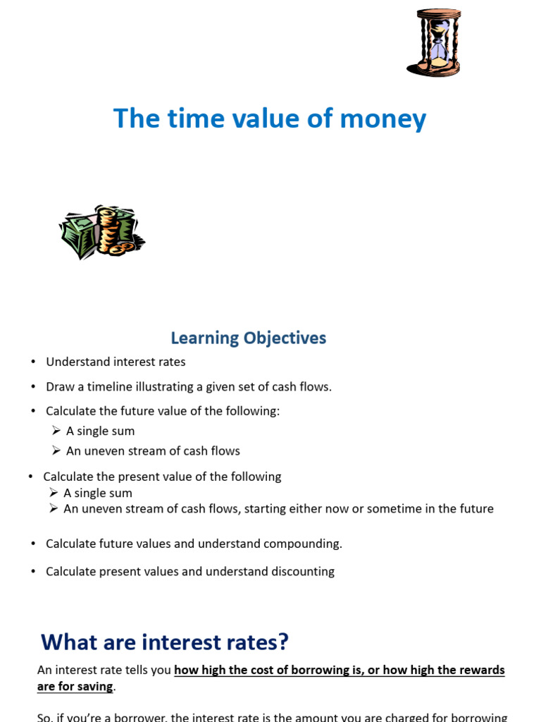Time Value of Money: Interest & Cash Flow Calculations | PDF | Annual ...