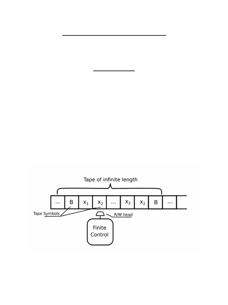 Turing Machine Lecture Notes - BCS 2A/B/C | PDF