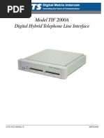 TIF-2000A User Manual