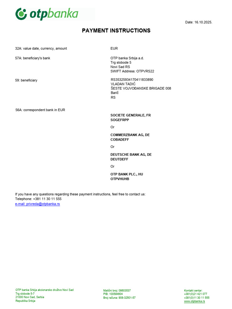 Swift - Instrukcije - 325934170411833890 | PDF