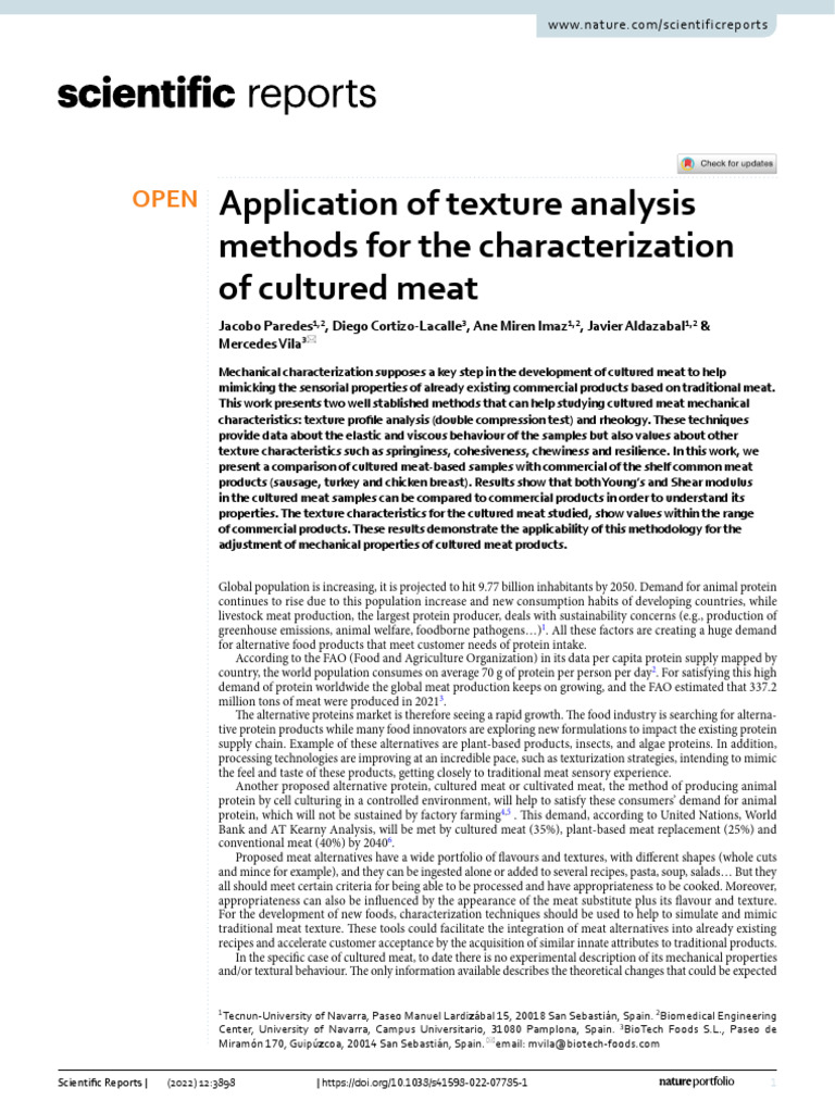 (Paredes, 2022) Application of Texture Analysis Methods For The ...