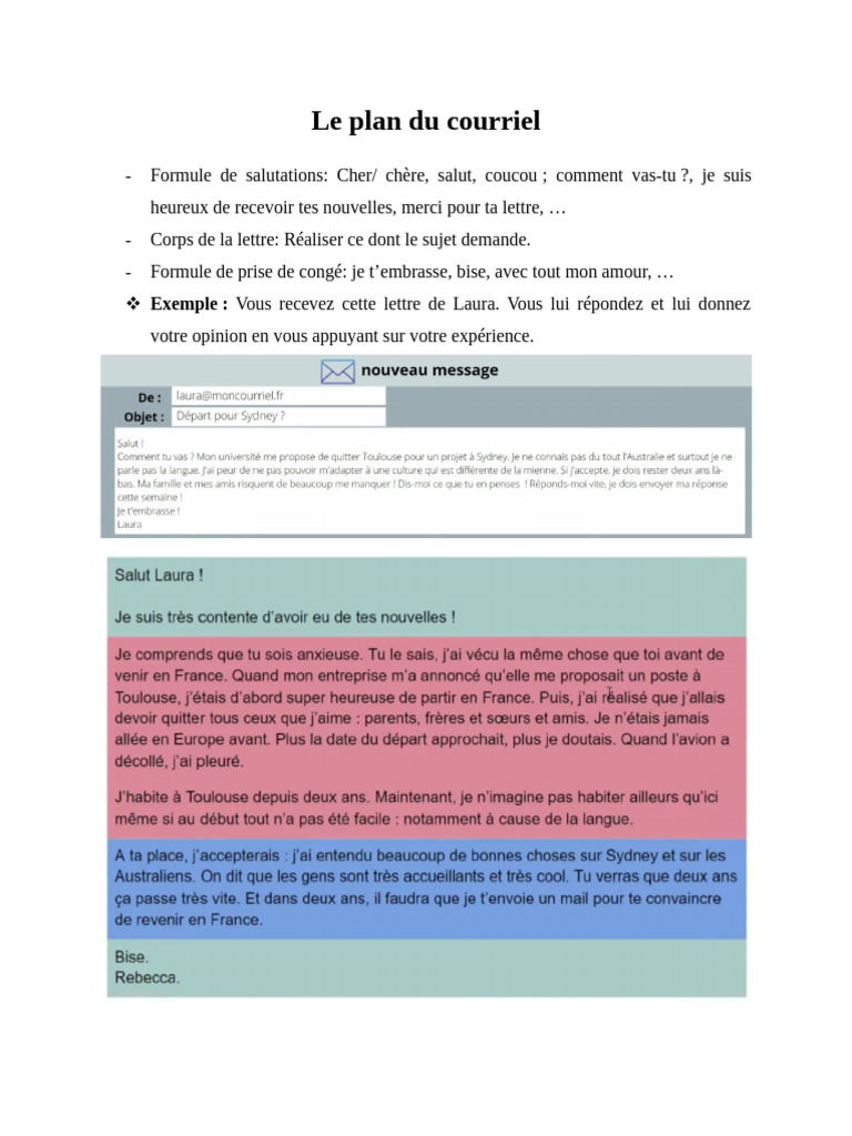 Guide pour rédiger un courriel efficace | PDF