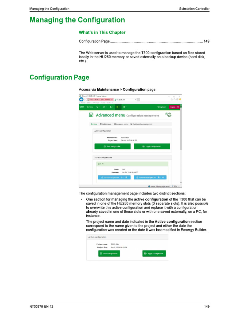 T300 Config Management | PDF