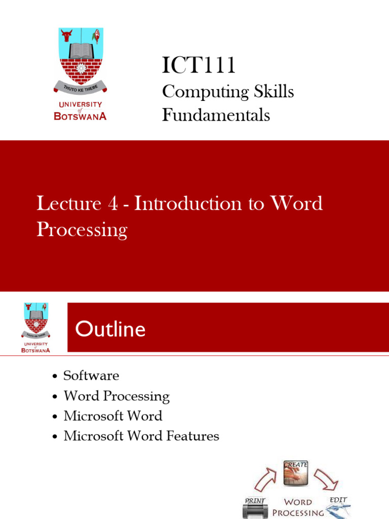 Introduction to Microsoft Word Basics | PDF | Microsoft Word | Page Layout