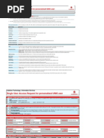 UAM UNIX User Request Template