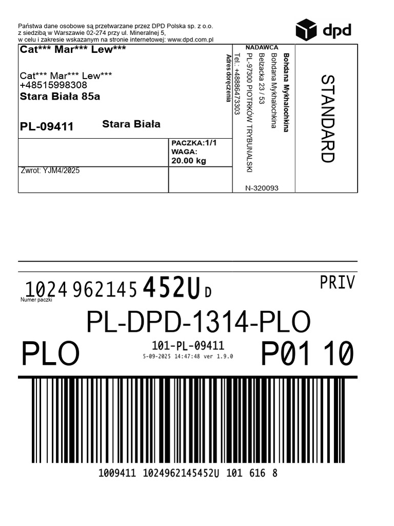 Return Label Db63eb3c 729d 4f1b 8461 Be9cb75cc977 | PDF