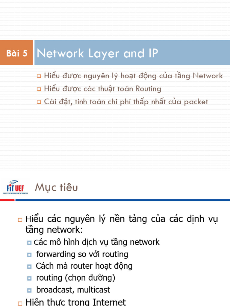 Chapter - 05 - Network Layer and IP | PDF
