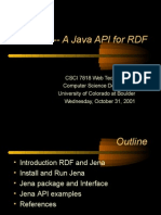 Jena - A Java API For RDF