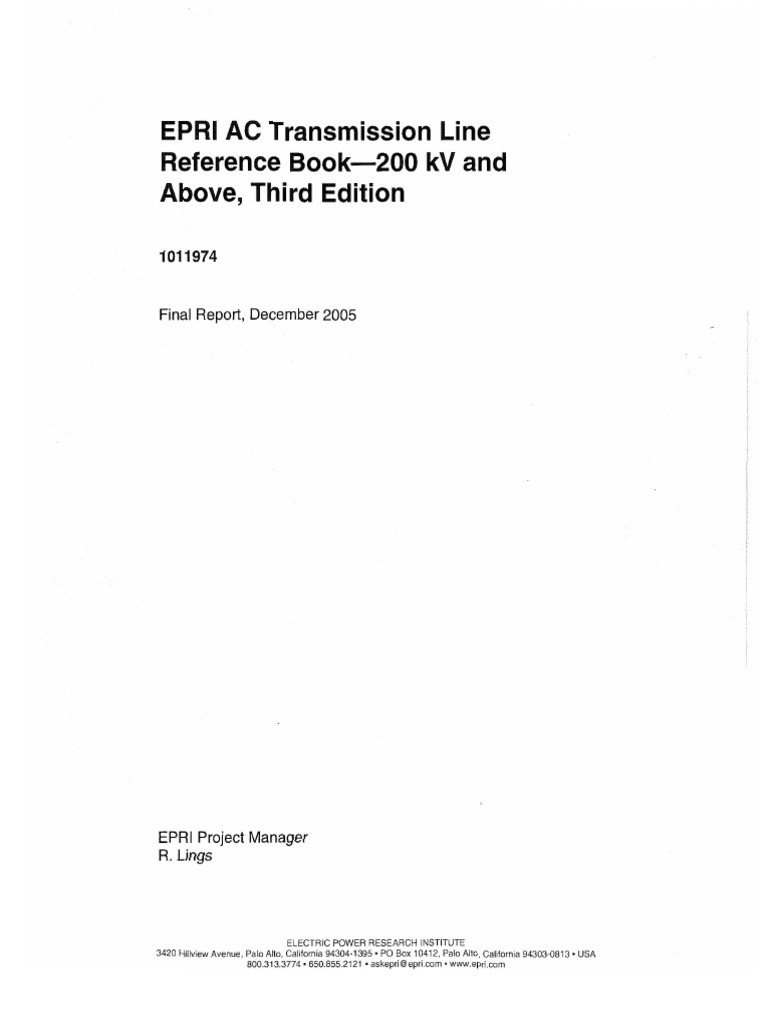 Epri Red Book Content | PDF