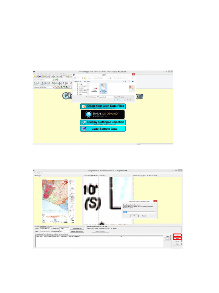 Tutorial Global Mapper | PDF