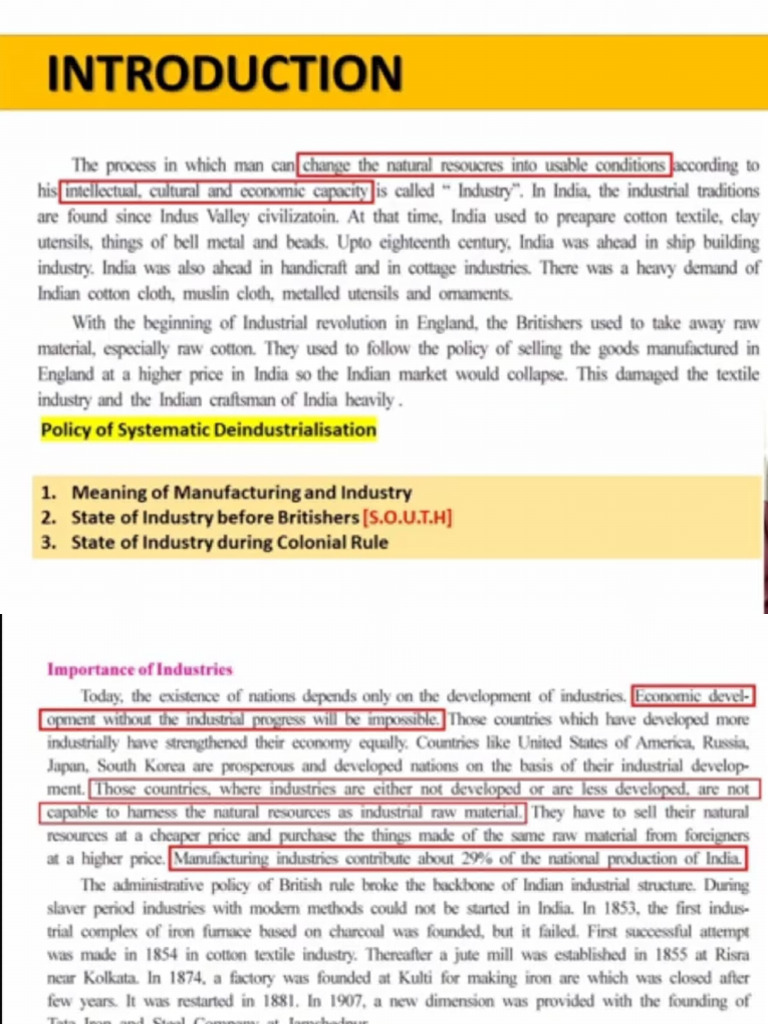 CH 13 Manufacturing Industries | PDF