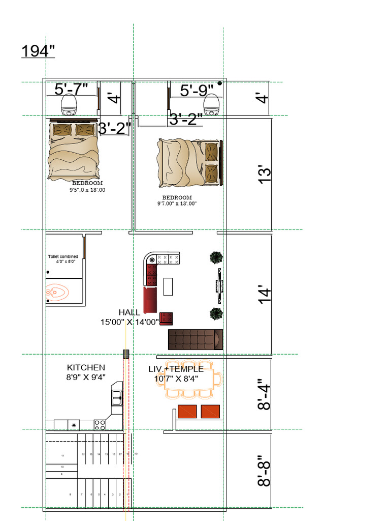 Room Dimensions and Layout Details | PDF