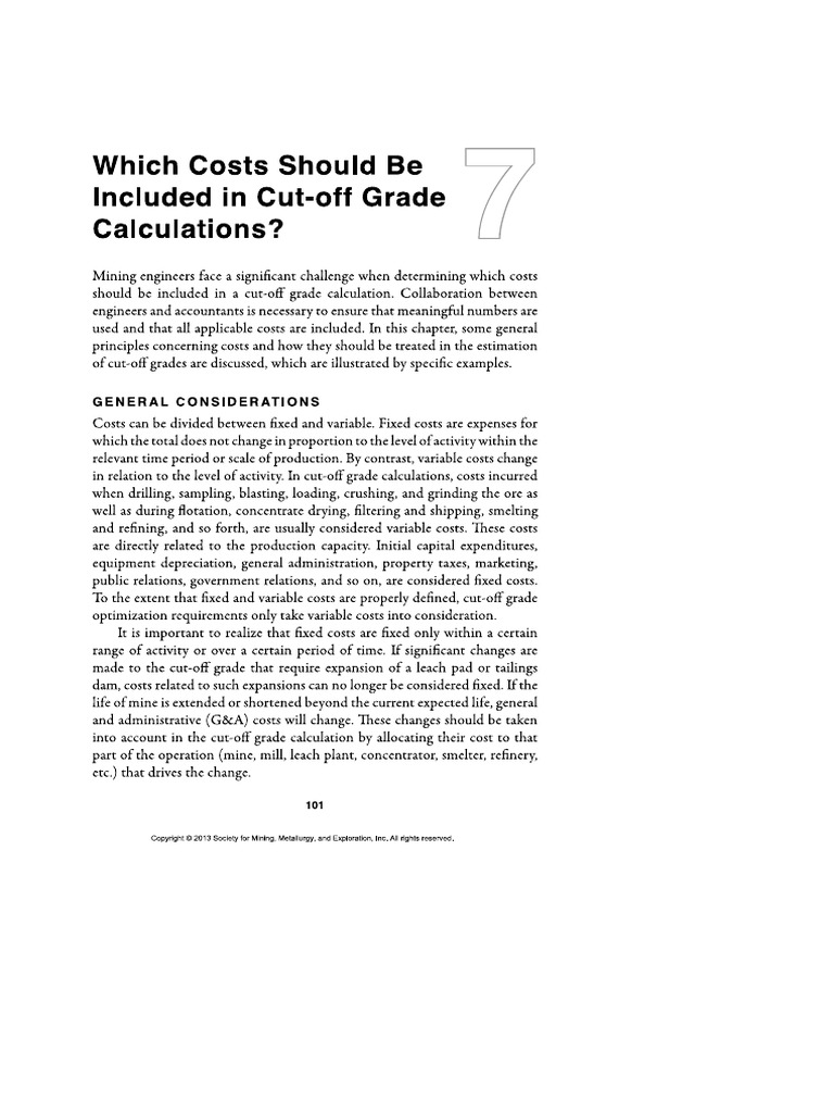 Chapter4 Cost COG Include | PDF