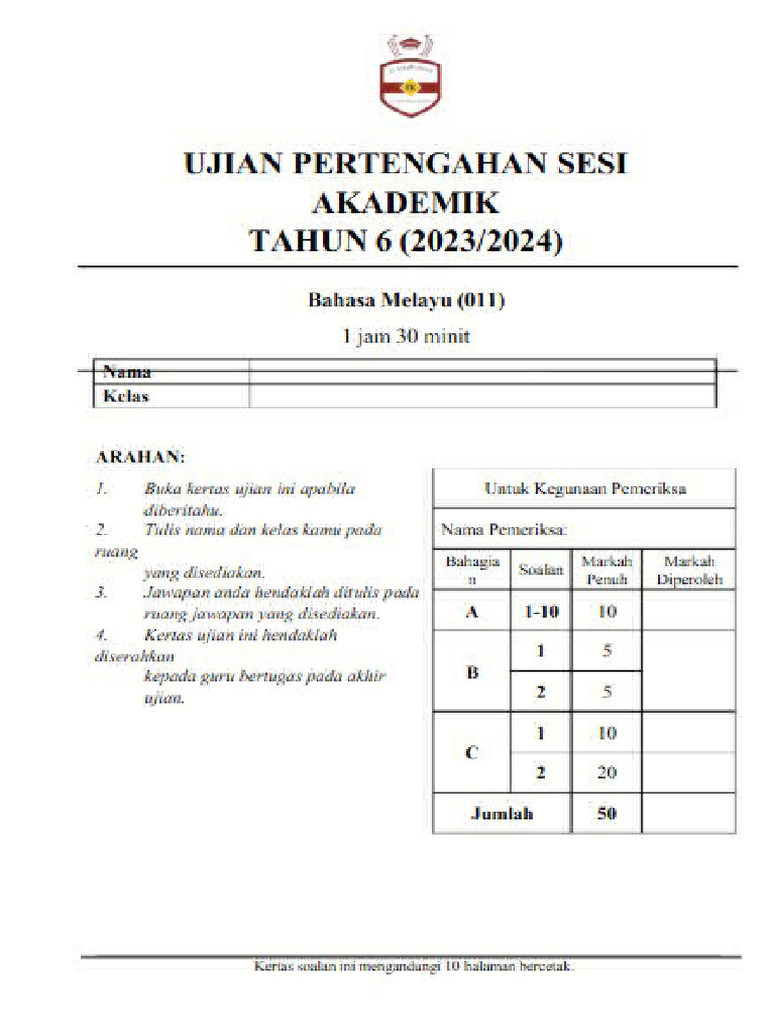 Upsa BM 2024 | PDF
