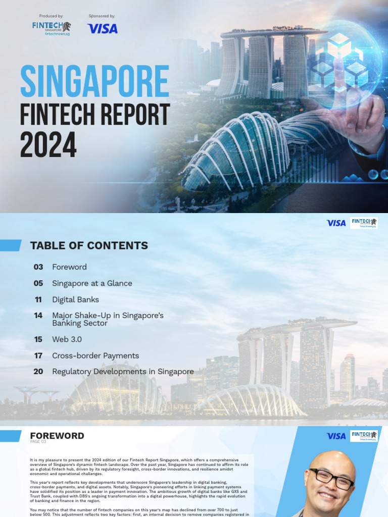 2024 Singapore Fintech Report Insights | PDF | Financial Technology ...