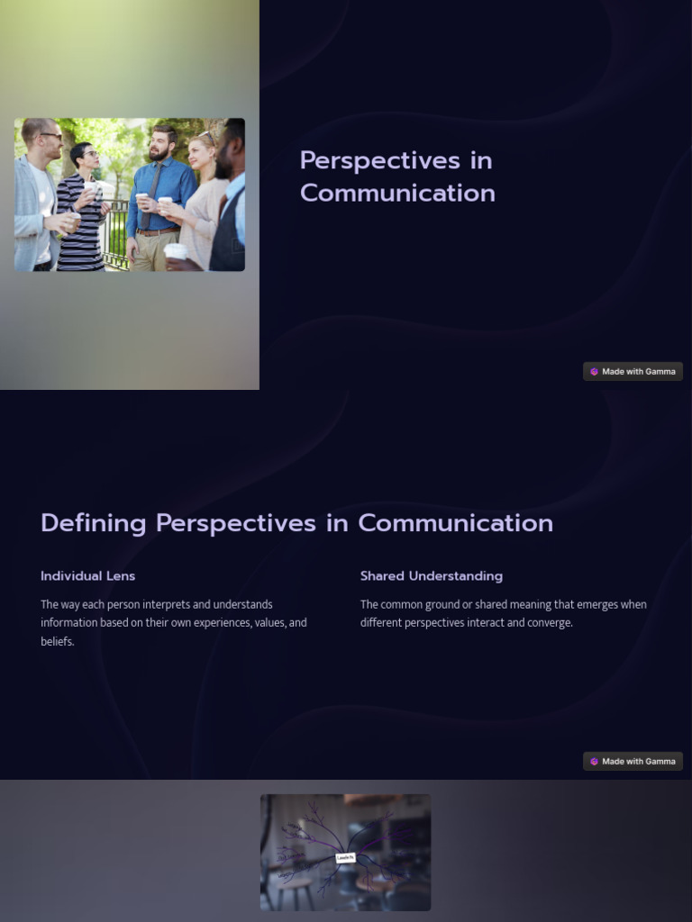 Perspectives in Communication | PDF | Nonverbal Communication ...