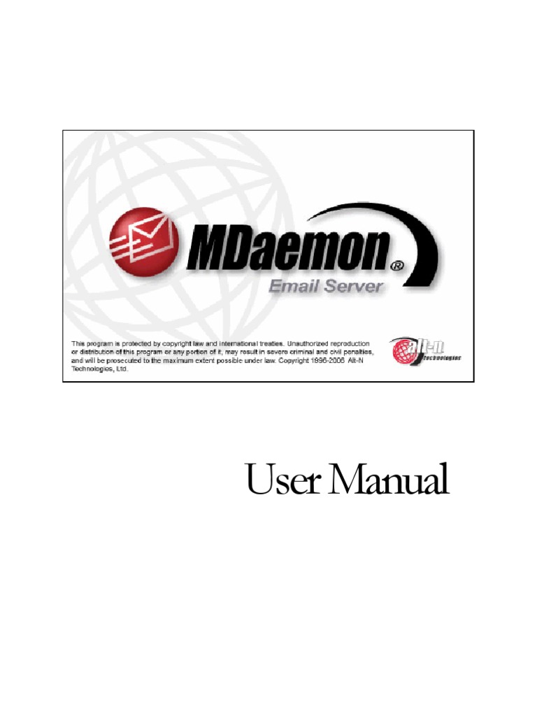 MDaemon en | PDF | Email | Email Spam