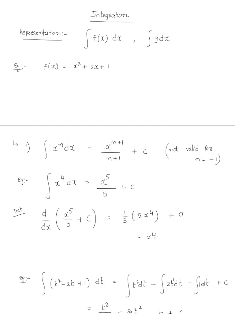 Integration C1 | PDF