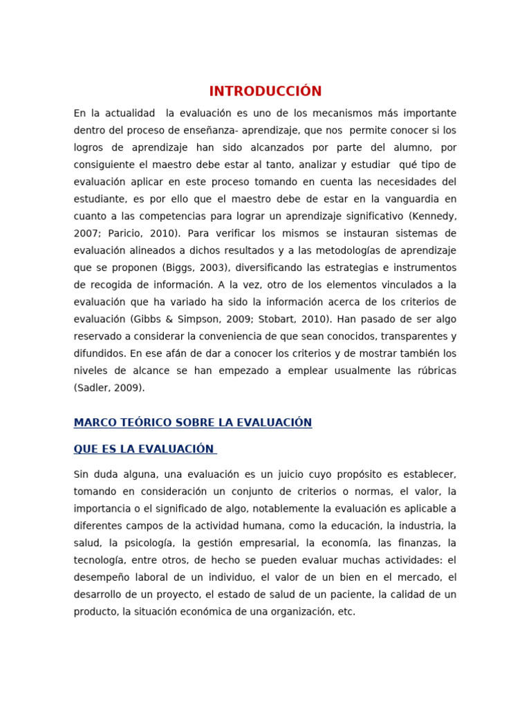Estrategias de Evaluación Educativa Efectiva | PDF | Evaluación ...