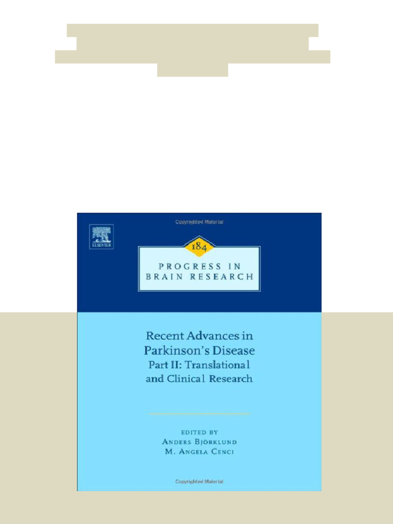 (Ebook) Recent Advances in Parkinson #39 S Disease: Translational and