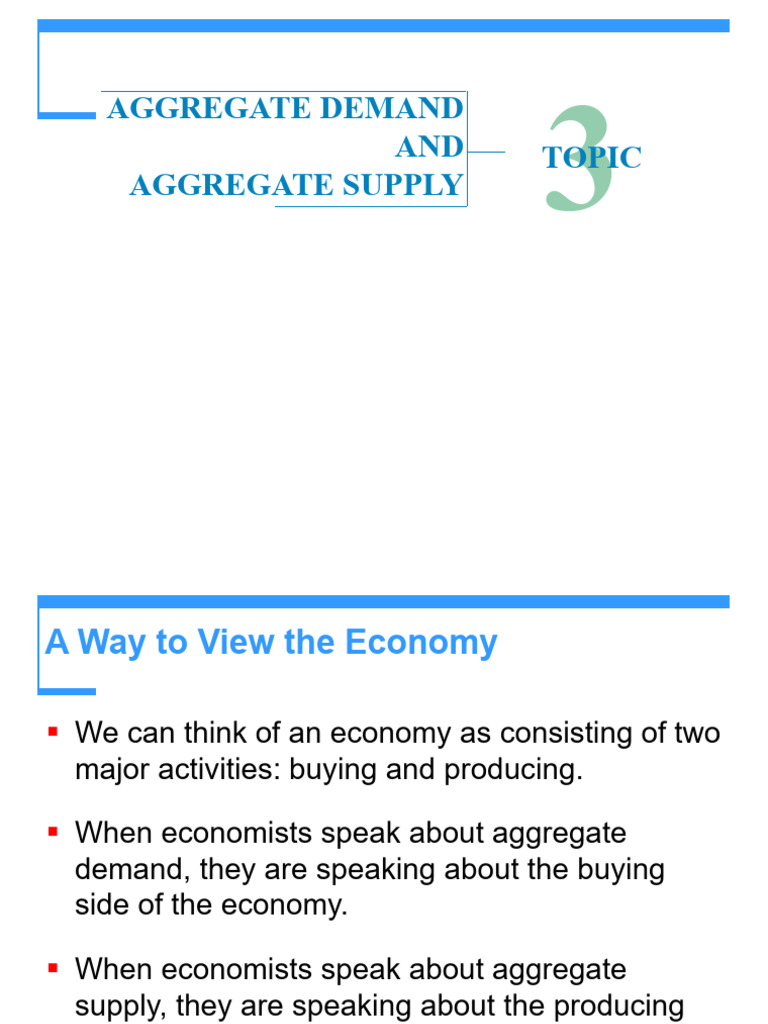Topic 3-1 | PDF | Economic Equilibrium | Long Run And Short Run