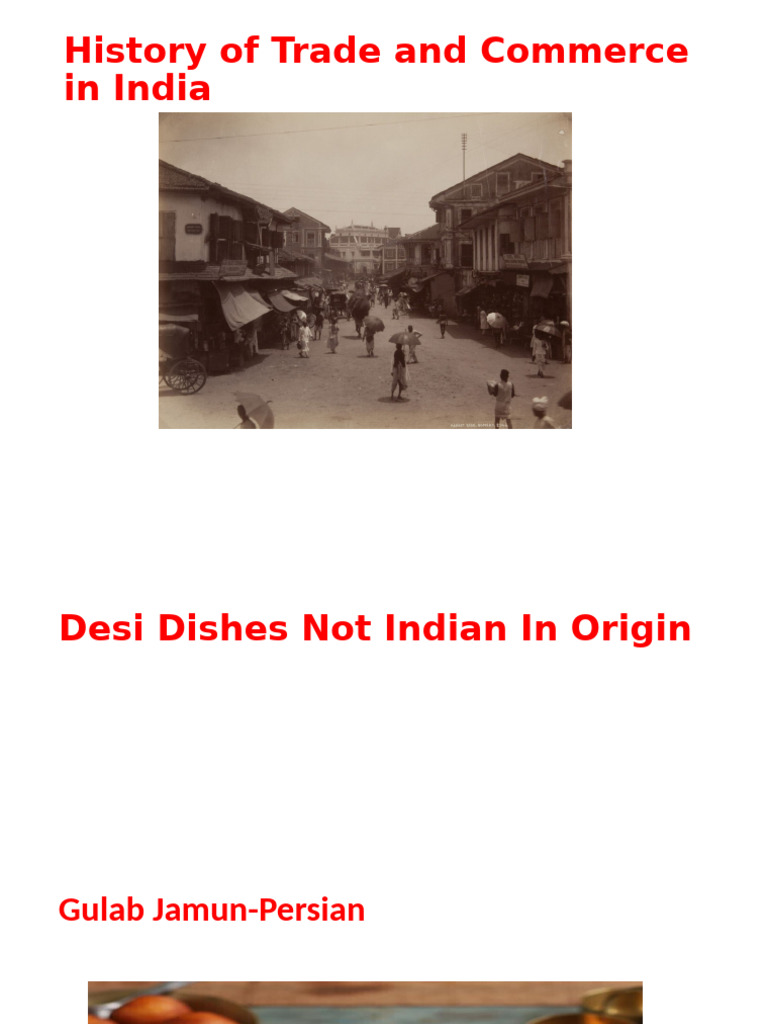 Trade and Commerce History in India | PDF