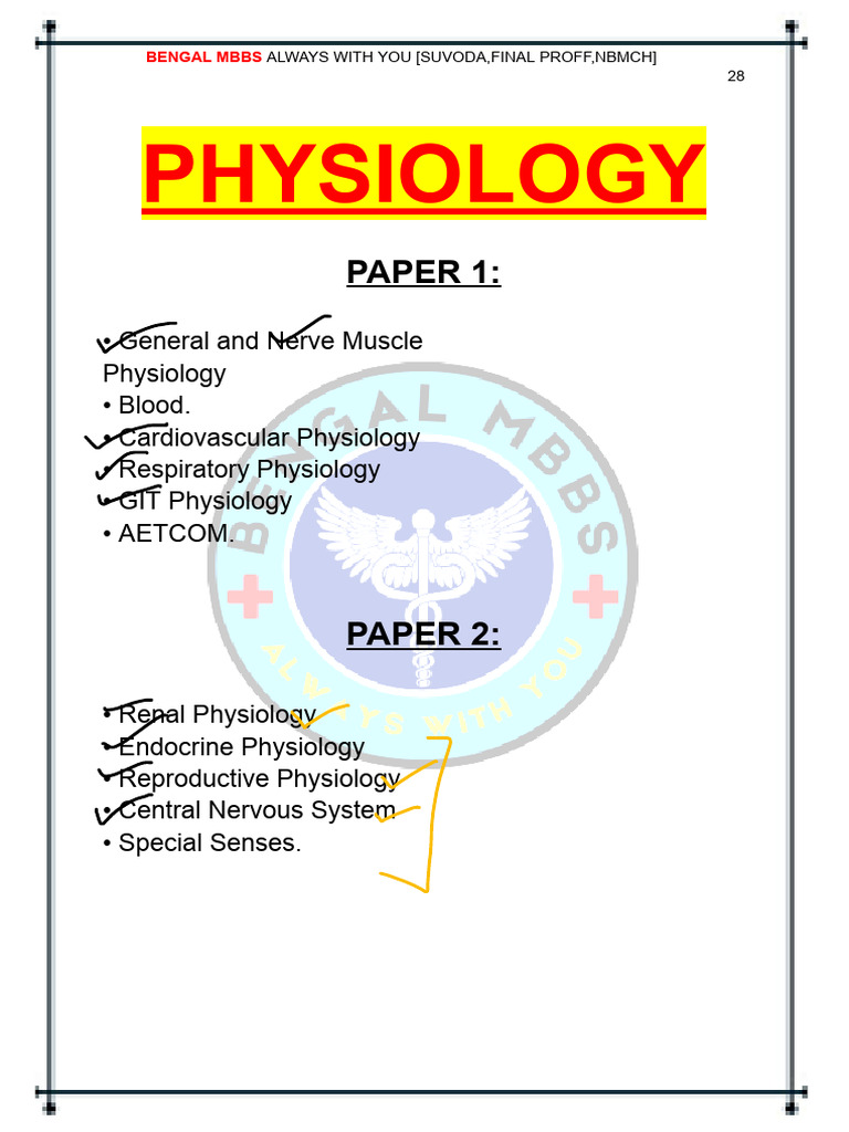1ST PROFF UPDATED PVQS - 250612 - 212005 - Editted Physio | PDF | Heart ...