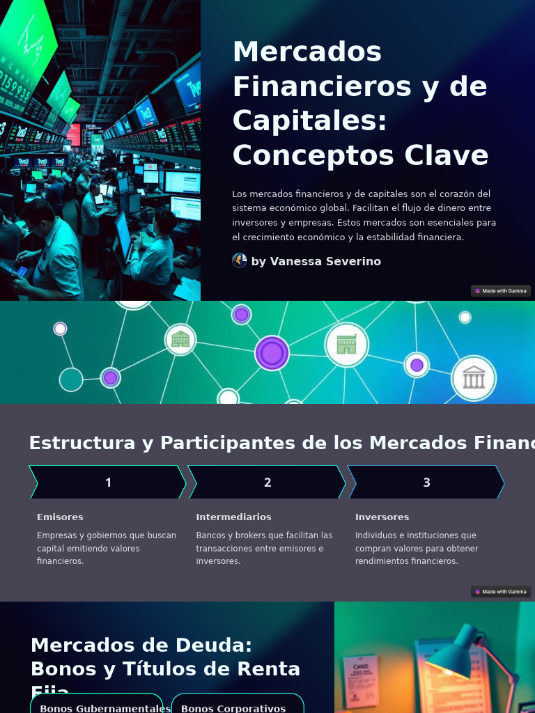 Mercados Financieros y de Capitales Conceptos Clave | PDF | Inversiones ...