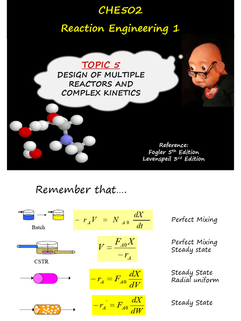 Reactor Design and Kinetics Analysis | PDF | Chemical Equipment | Change