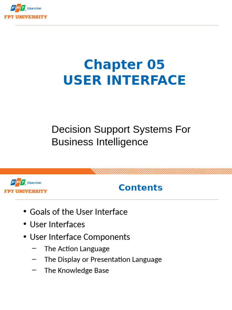 User Interface in Decision Support Systems | PDF | Menu (Computing ...