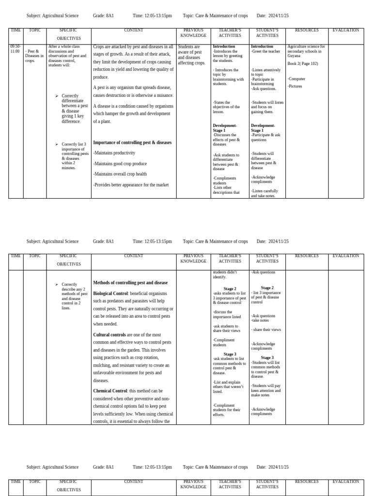 8-1 Pest Control | PDF | Pest (Organism) | Agriculture