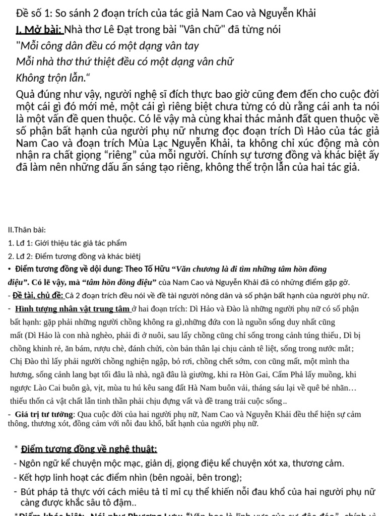 Dạy Bài So Sánh 12 Chuẩn | PDF