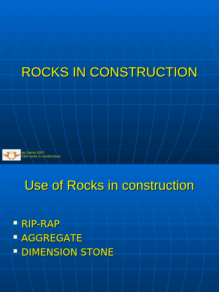 GCISCB1 - 18 - Rocks in Construction | PDF