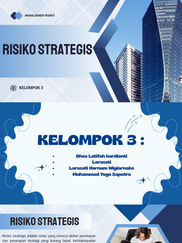 Kelompok 3 - Risiko Strategis - 04smje008 | PDF