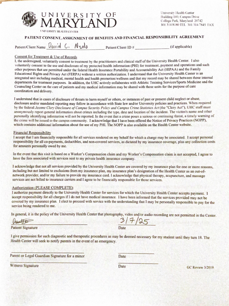 Patient Consent and Telehealth Forms | PDF
