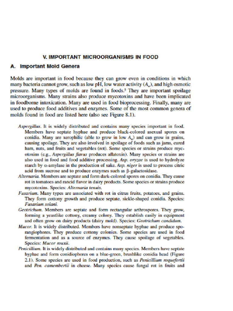 Predominant Food Microorganisms Guide | PDF