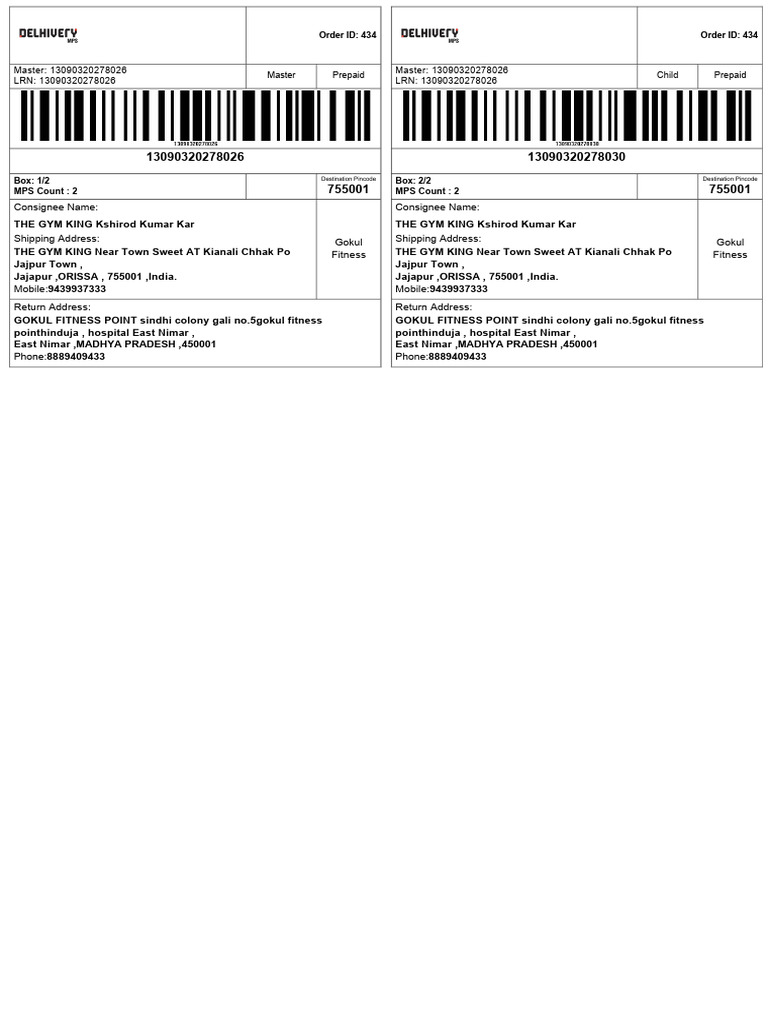 Consignee Name: Consignee Name | PDF